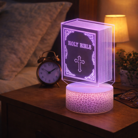 Lampe Chrétienne LED – Le Cadeau Symbolique Qui Touche le Cœur